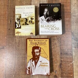 Biography History Book Bundle Barack Obama MLK Jr. David Toback Memoir Nonfic